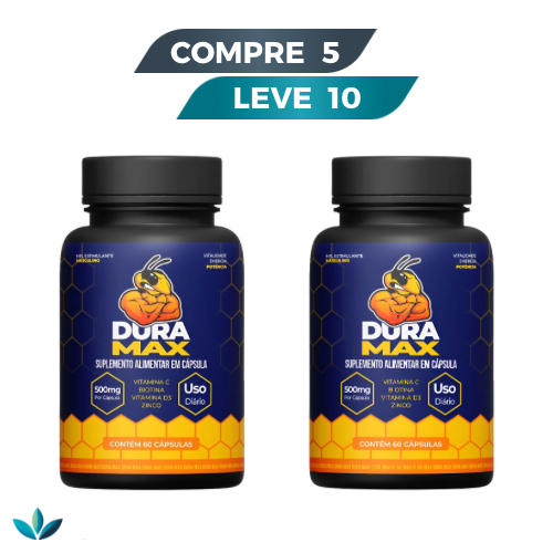 Dura Max - Suplemento Natural de Qualidade - Original em Promoção - Compre 1 e Leve 2!