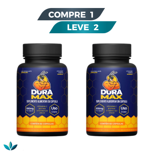 Dura Max - Suplemento Natural de Qualidade - Original em Promoção - Compre 1 e Leve 2!